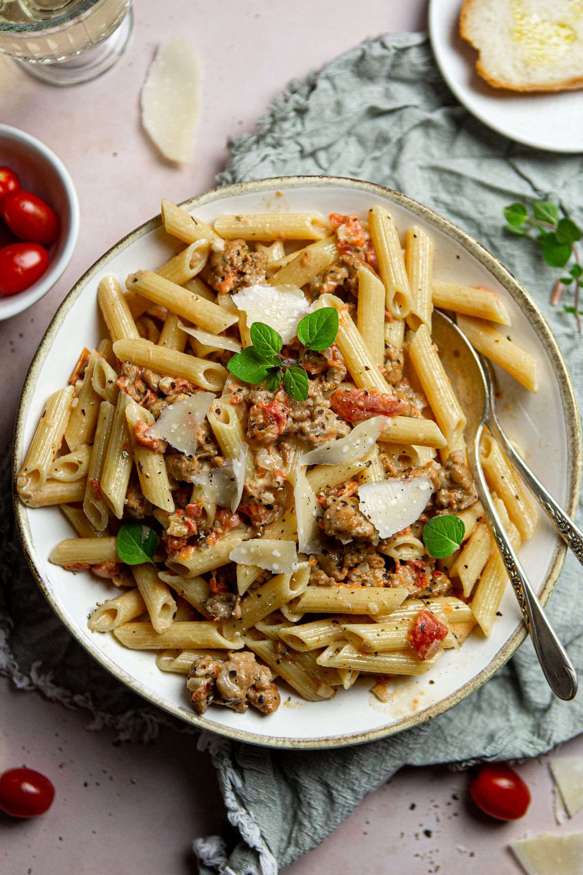 Creamy Italian Sausage Pasta