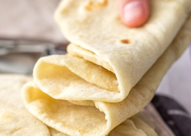 Easy Flour Tortillas